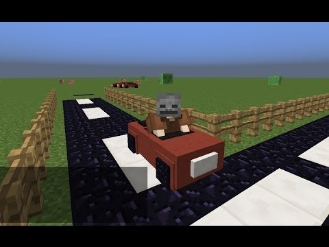 Minecraft-Tek Komut Bloğu İle-Araba Yapımı