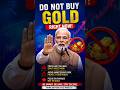 PM Modi's Idea Could Change India's Future! But... 🤯 #shorts #youtubeshorts #whatif #gold #india