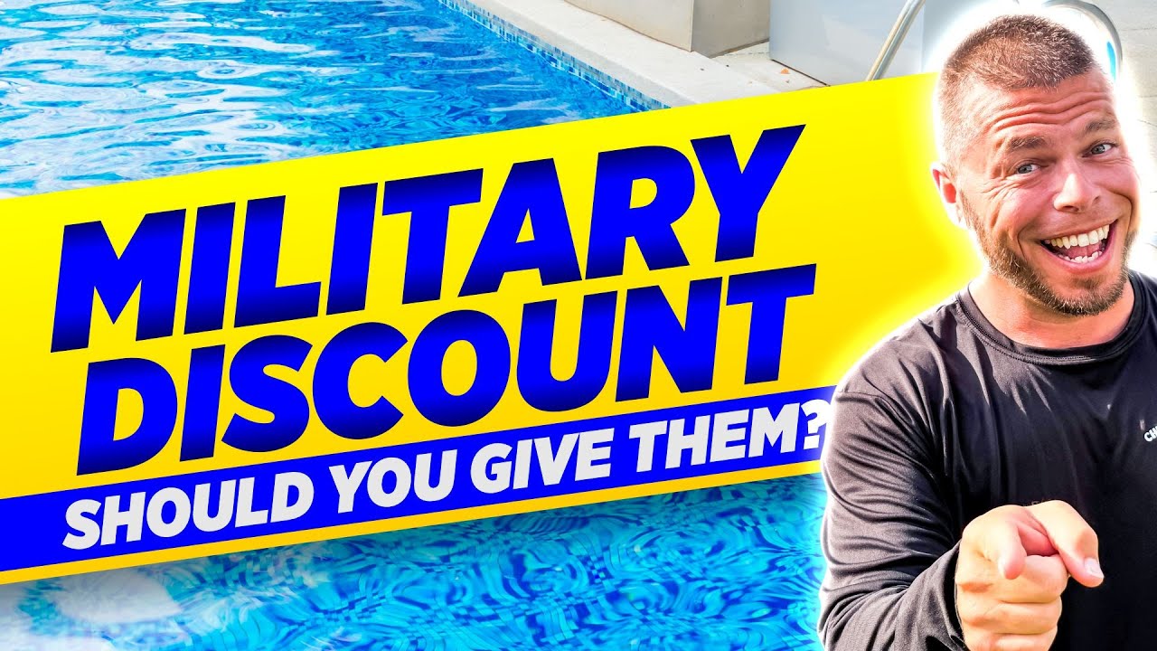 Should You Give Military Discounts For Pool Service Chlorine King