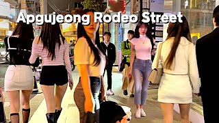 [4K SEOUL KOREA]🔥🔥요즘 낮에도 핫한 압구정 밤은 더 좋네요~불금 새벽 압구정클럽거리  압구정로데오🔥🔥/Apgujeong#SEOUL/KOREA/City Stroll