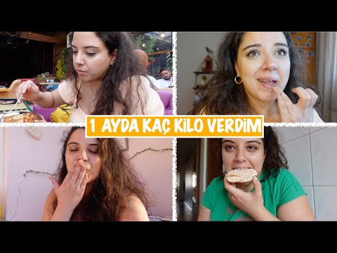 1 AYDA KAÇ KİLO VERDİM 😎 30 GÜN ZAYIFLAMA CHALLENGE SON BÖLÜM 🥲 BİR GÜNDE NE YİYORUM