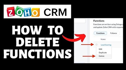 How To Delete Function on Zoho CRM | Zoho CRM Tutorial