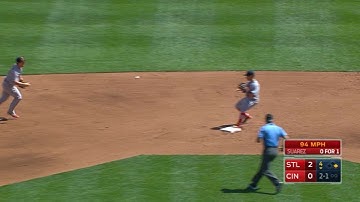 STL@CIN: Cardinals turn four double plays in 5-2 win