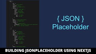 Building a JSONPlaceholder clone website using Nextjs, Tailwindcss, Typescript and deploy in vercel