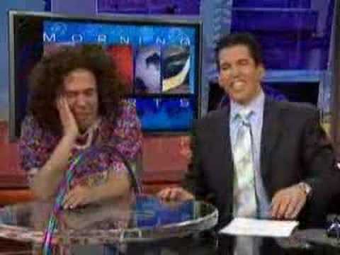 Gilbert Gottfried annoys a sports anchor who looks like him