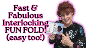 How to make an Interlocking Fun Fold - Step by Step Tutorial