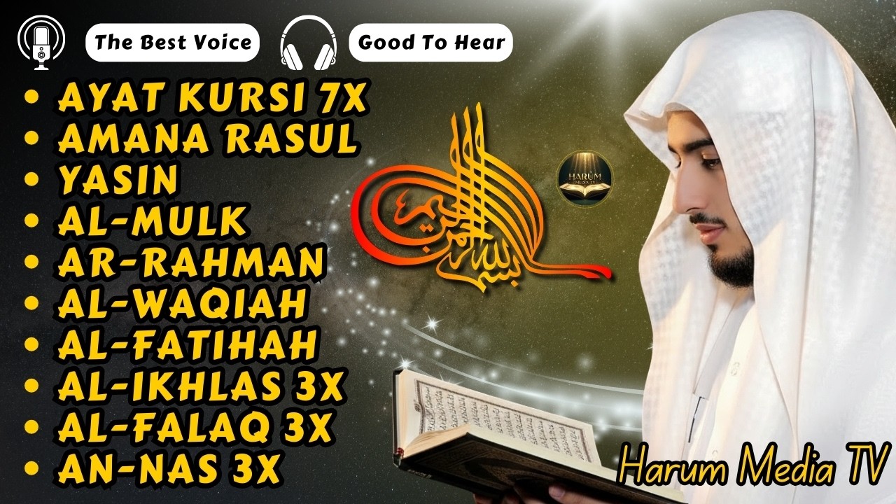 Daily Blessing Phrase: Al Kahf, Ikhlas, Falaq, An Nas & Ayat Kursi 7x