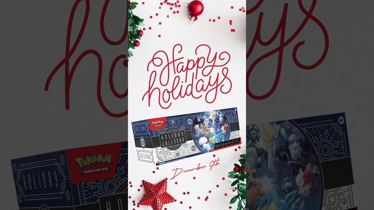 Christmas countdown with Pokemon 