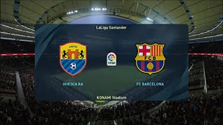 Huesca vs Barcelona | Master League PES 2021 | La Liga | [4K]