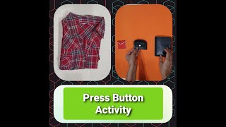 PRESS BUTTON ACTIVITY for Toddlers DIY (Practical life skills)
