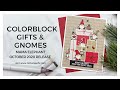 Colorblock Gifts & Gnomes Card (Mama Elephant)