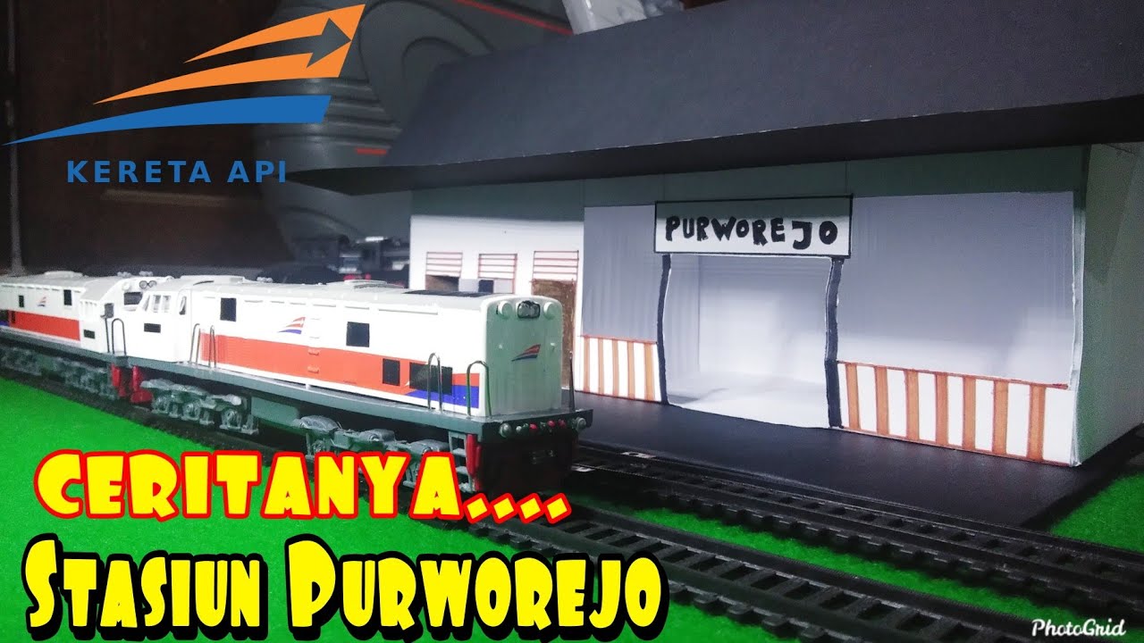 DIY Stasiun Purworejo Miniatur  Kereta  Api  Indonesia 