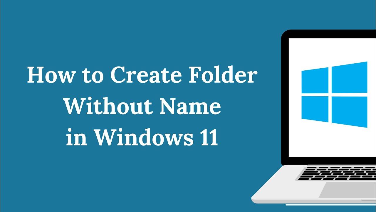 how-to-create-folder-without-name-in-windows-11-youtube
