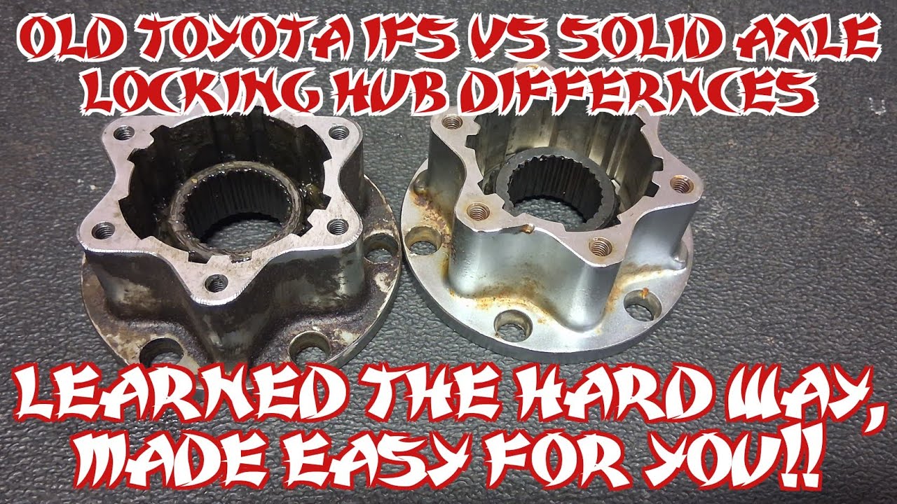 Older Toyota aisin hubs figured out the hard way for you !!