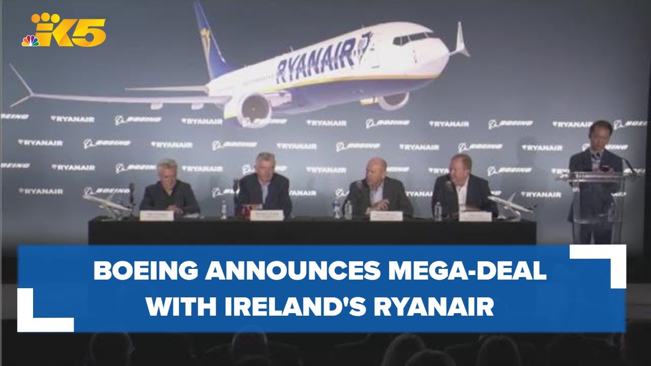 BREAKING: Boeing announces mega-deal with Ryanair