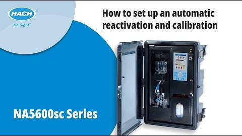 NA5600 Sodium Analyzer: How to set up an automatic reactivation and calibration