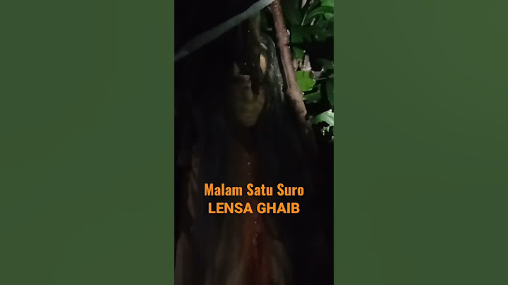 PENAMPAKAN MALAM SATU SURO