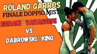  Errani Vavassori  Dabrowski King Finale Doppio Misto Roland Garros