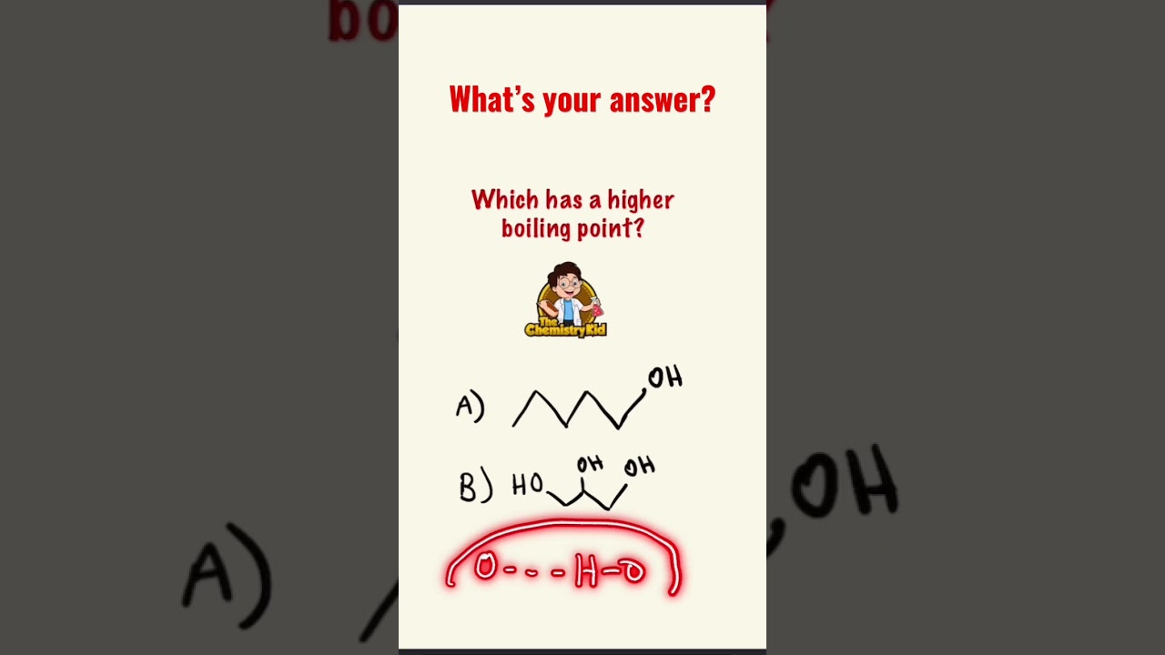 Chemistry Boiling Point Question 