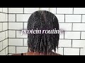 Protein routine for high porosity 4c hair