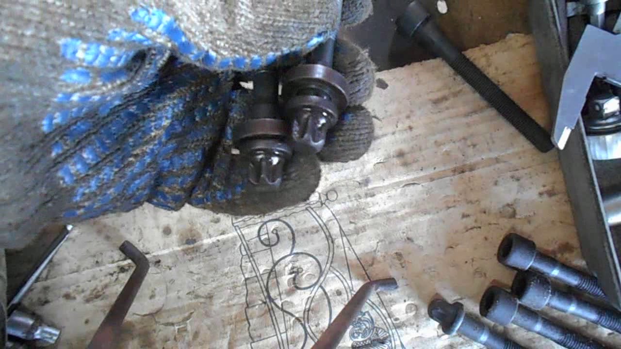 лада гранта ,гбц ,клапана часть2 - YouTube