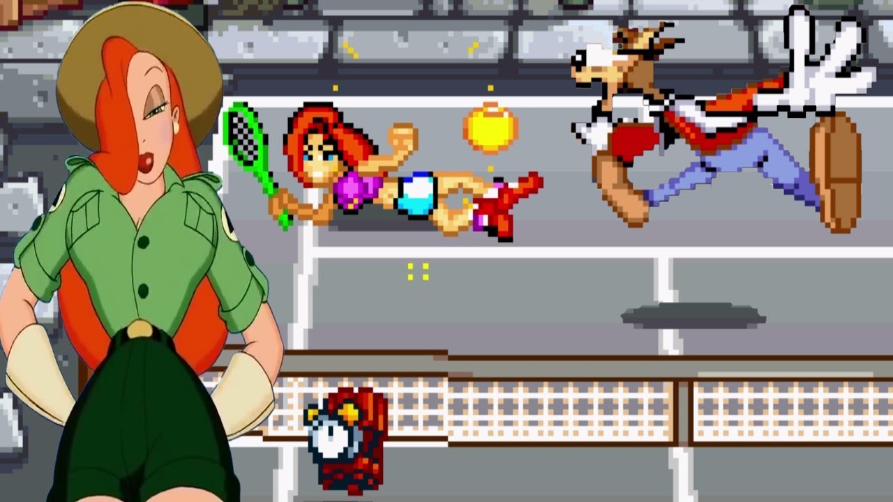 [GBA] Droopy's Tennis Open [Wolf with a long tongue] - YouTube