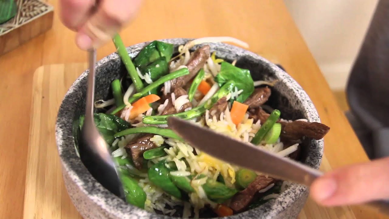 Sizzling Hot Stone Dolsot Bowl Bibimbap &  Korean soup noodle cooking sets By Black Rock Grill