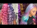 WATER COLOR WIGS TUTORIAL COMPILATION #watercolordye