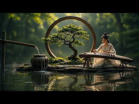 🍃 Calm Your Mind 🎵  Guzheng & Xiao  for Inner Peace 🌙 Moonstruck Zen Music