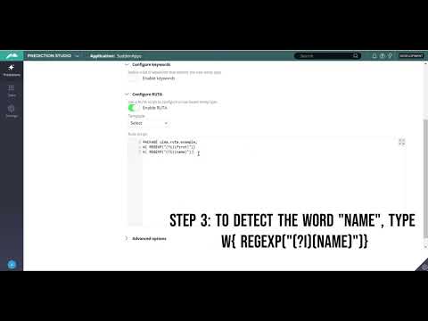 Write RUTA script in Pega for NLP text extraction in detail steps.