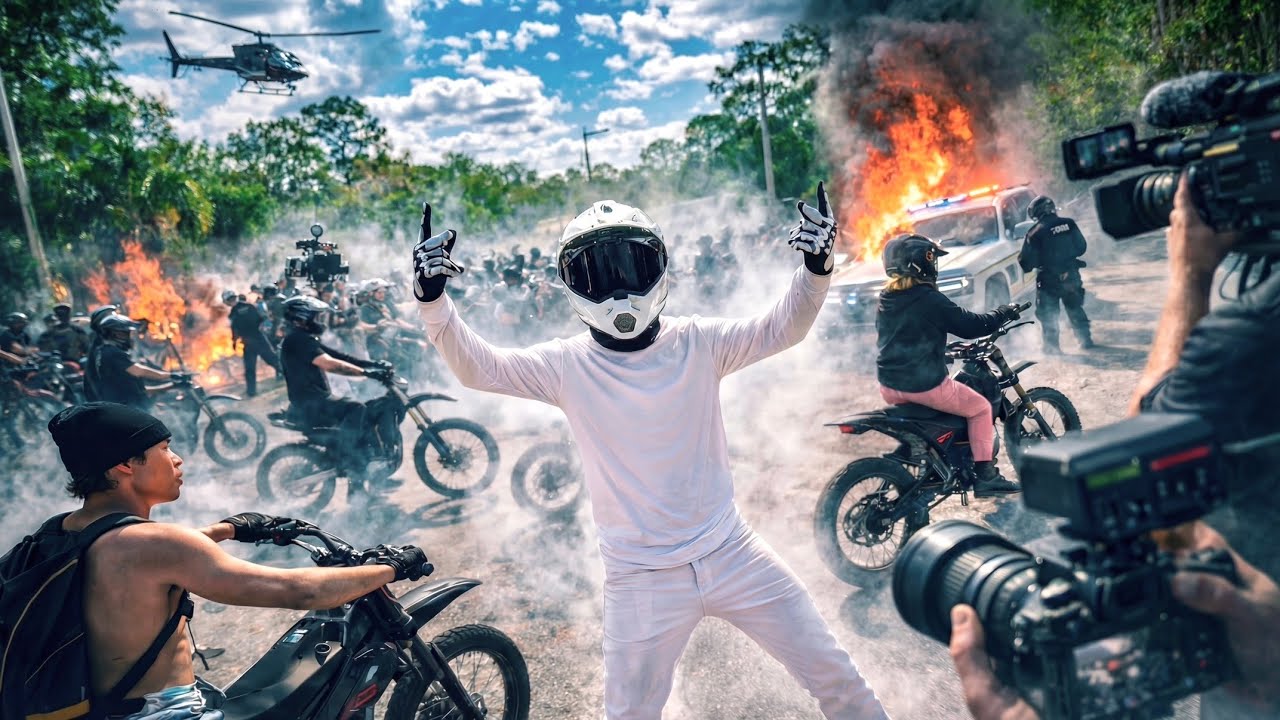 Разоблачение сцены с мотоциклами в Орландо! (Xpose_Brand Rideout! Более 100 мотоциклов! Хаос!)