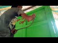 proses airbrush bak dam truk walaupun hujan tetap semangat ansehen proses airbrush bak dam truk walaupun hujan tetap semangat