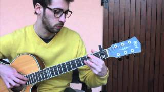 How to play Hazelton cover by Justin Vernon (Bon Iver) - canon 550d