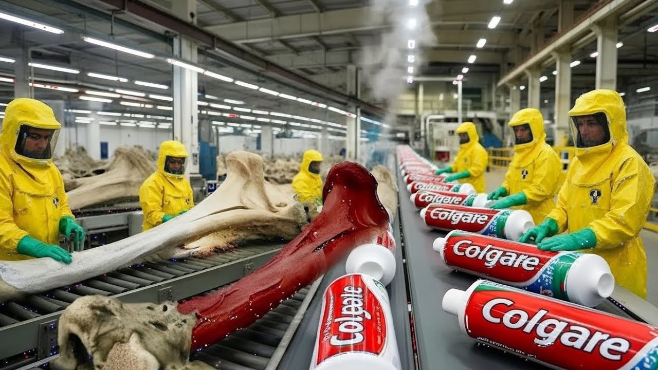 Inner Test Toothpaste Inside the Toothpaste Factory: From Animal Bones to Finished Toothpaste ...