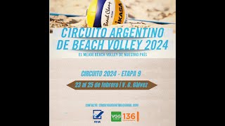 Circuito Argentino de Beach Volley 2024 - Etapa 9 - Villa Gobernador Gálvez.