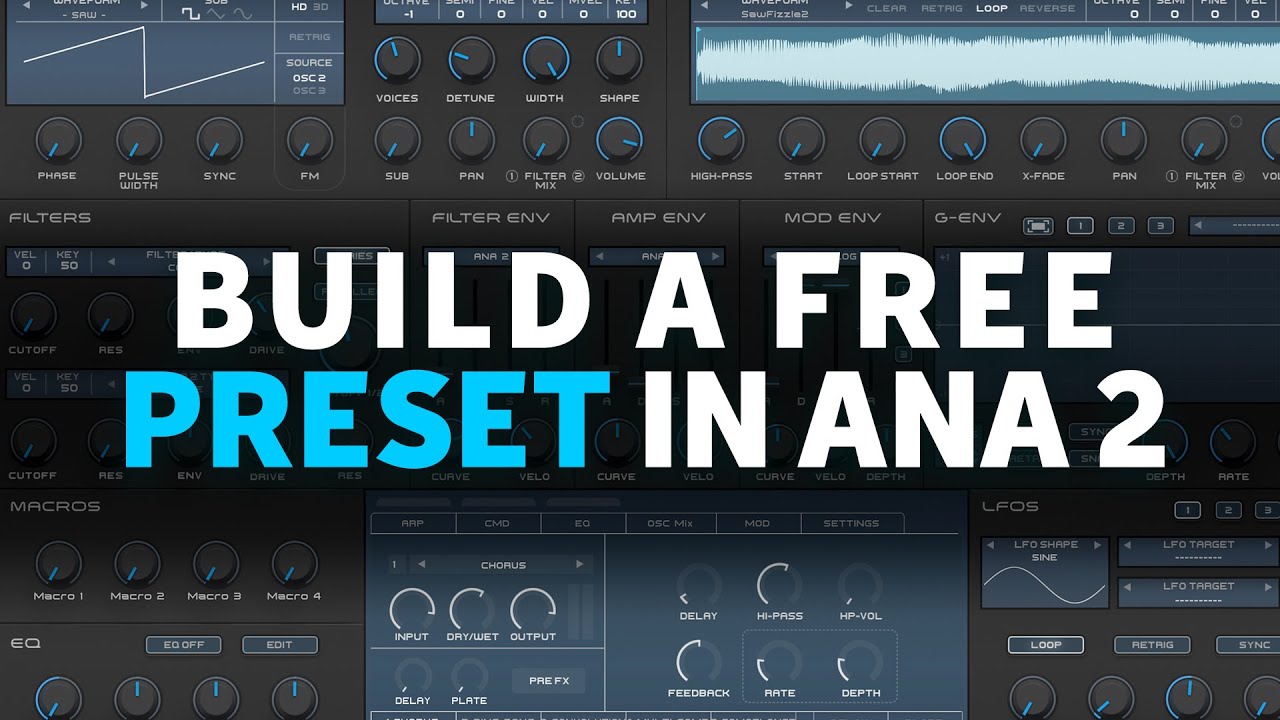 Using ANA 2 for Trance Sound Design  Music Tutorials