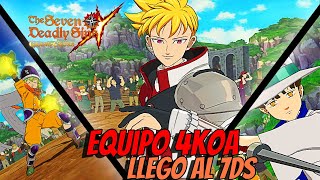 EL EQUIPO 4KOA LLEGÓ AL 7DS🔥Lancelot + Nasiens+ Percyval🙂| Seven Deadly Sins: Grand Cross ESPAÑOL💫