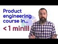 Product Engineering in under 1 minute [significantly abridged and possibly unhinged]