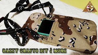 DIY Cellphone bag, Crossbody bag