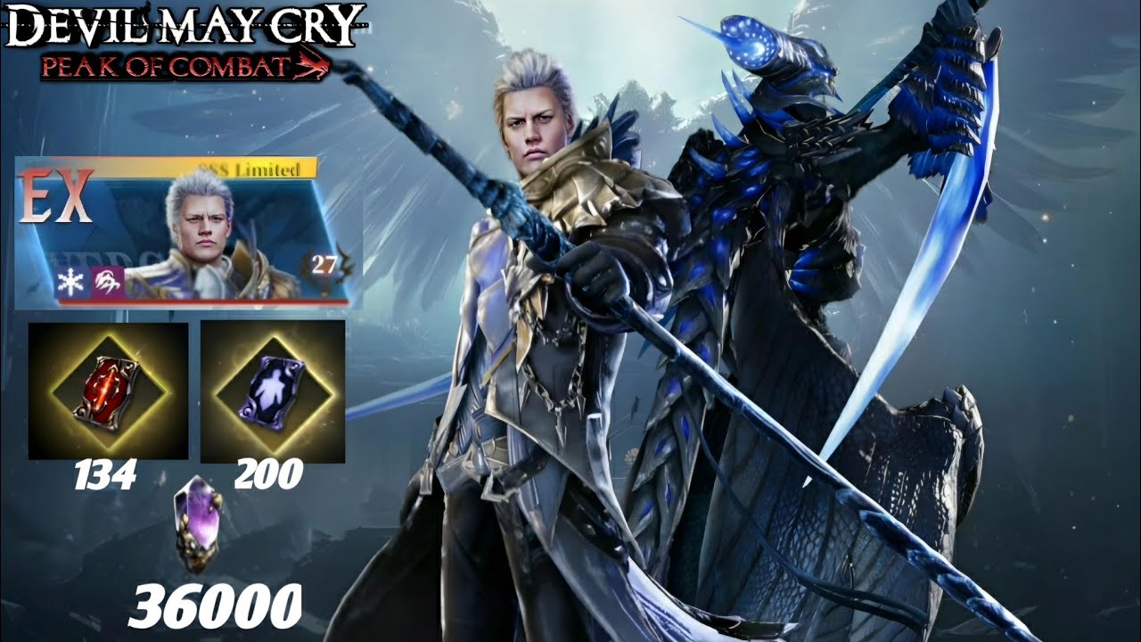 Let's Summon Alpha Omega Vergil Gem 36k Until It's All Gone (Devil May Cry: Peak Of Combat)