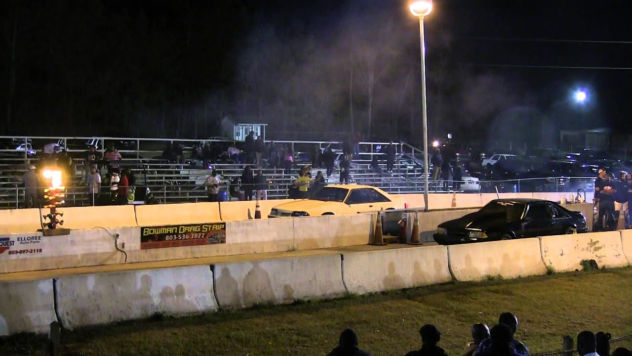 Ford Mustang vs Ford Mustang - Carolina Drag Racing by: Charleston Car Videos