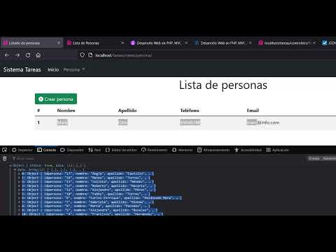 Extraer Información por AJAX con Async/Await con JavaScript, PHP, MVC y POO - Clase 24