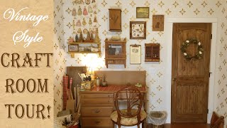 Vintage Style Craft Room Tour