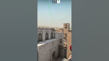 Smoke grenade spot #18 on Dust 2 | CSGO