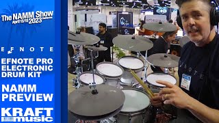EFNote Pro electronic drum kit - NAMM 2023