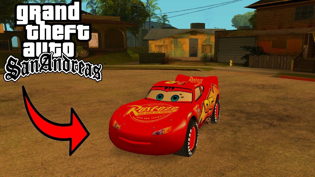 Lightning McQueen Dinoco - GTA: SA