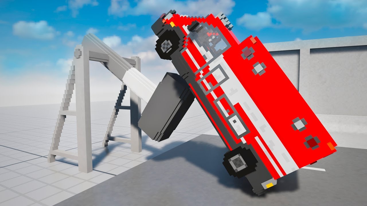 Cars vs Hammer Machine | Teardown Gameplay