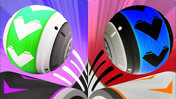 GyroSphere Trials 🆚 Reverse gameplay Ball Colour Run walkthrough , iOS Android New Update : 1074