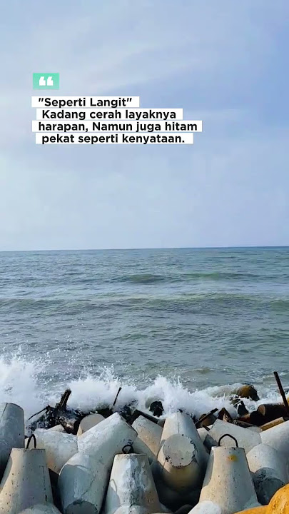 renungan sekejab #fyp #storywa #pantai
