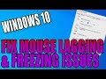 How to fix mouse lag issues in windows 10 pc tutorial  fix cursor lagging stuttering  freezing